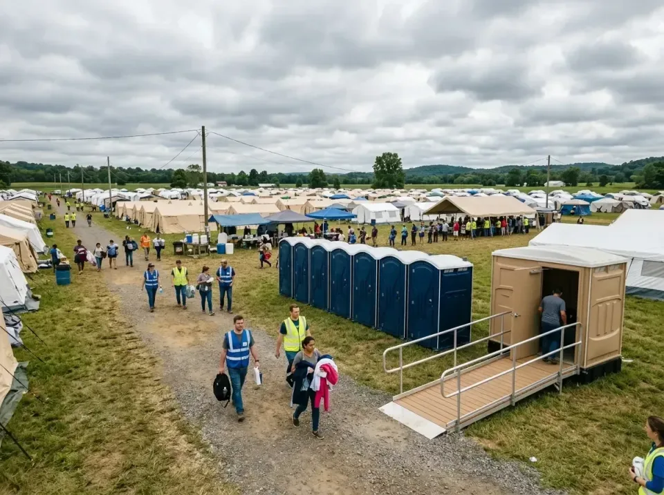 disaster-relief-camp-restrooms-010 — frequently asked questions, Dumpster & Portable Bathrooms Rental in Crescent Springs, KY